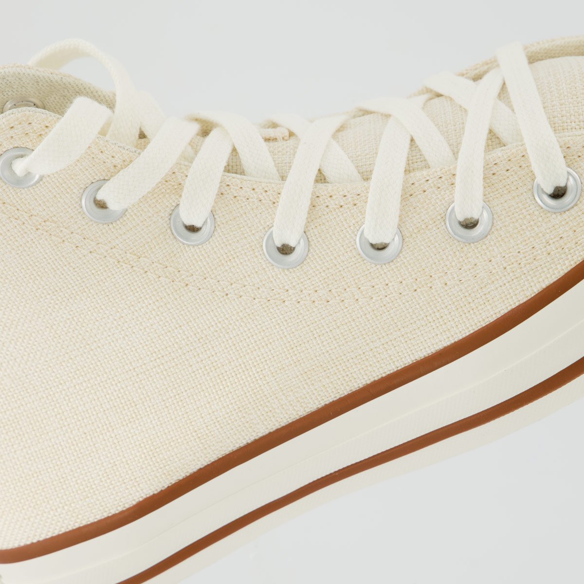 Tênis Converse All Star Chuck Taylor Linho Cano Alto Feminino Off White Off White 7