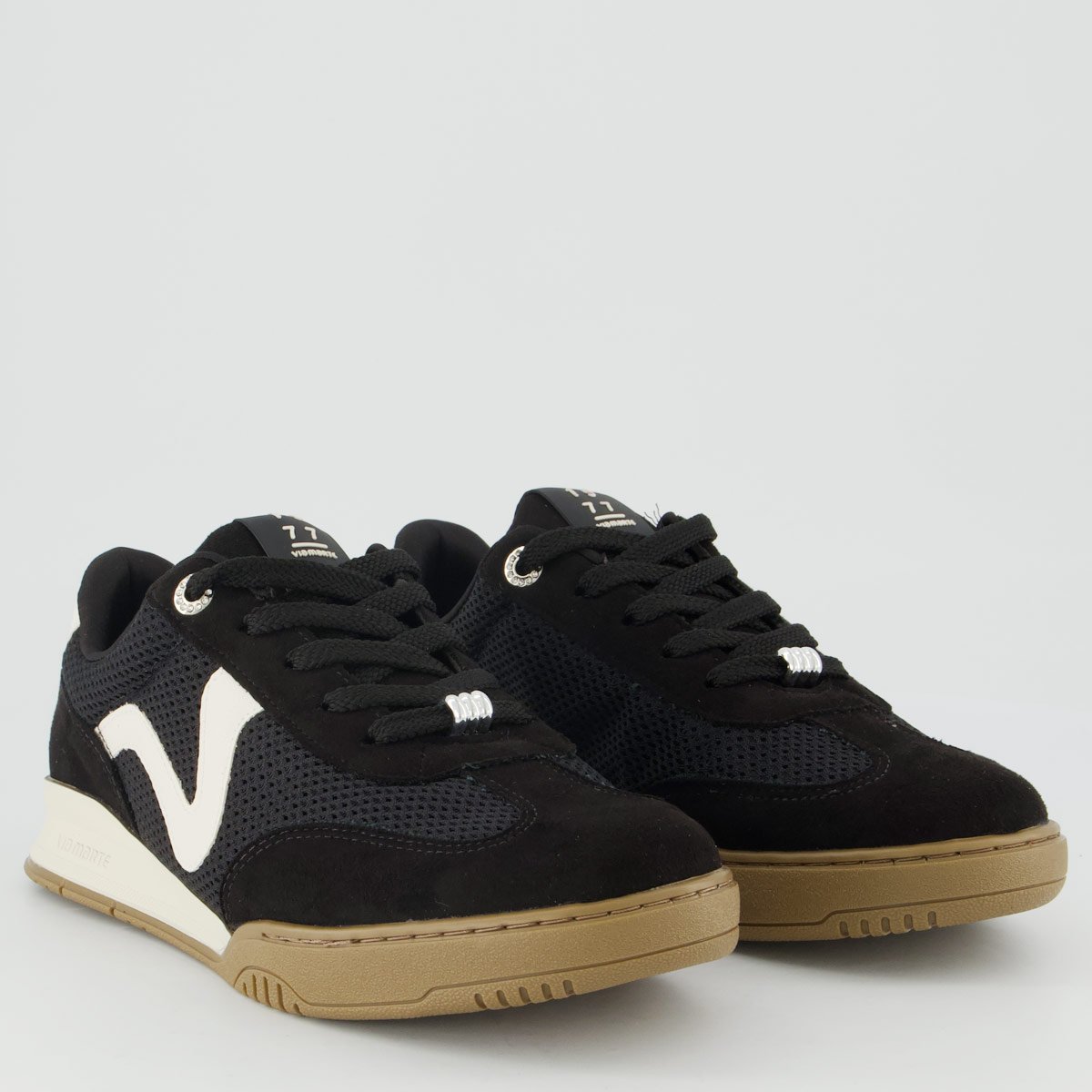 Tênis Via Marte V394 Feminino Preto Preto 2