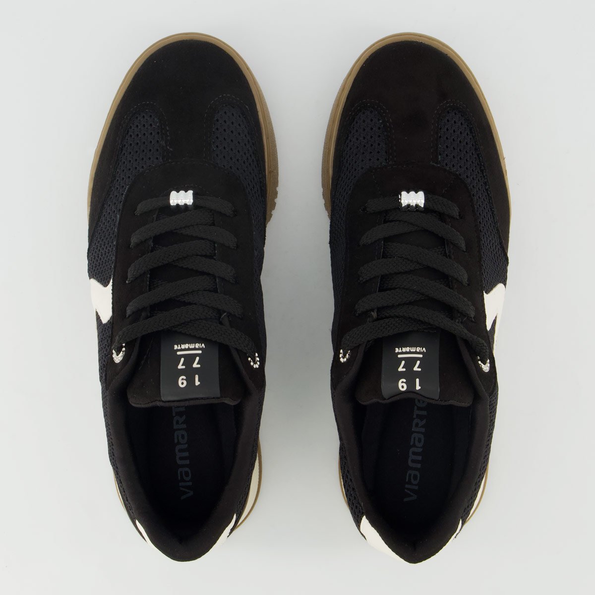 Tênis Via Marte V394 Feminino Preto Preto 4
