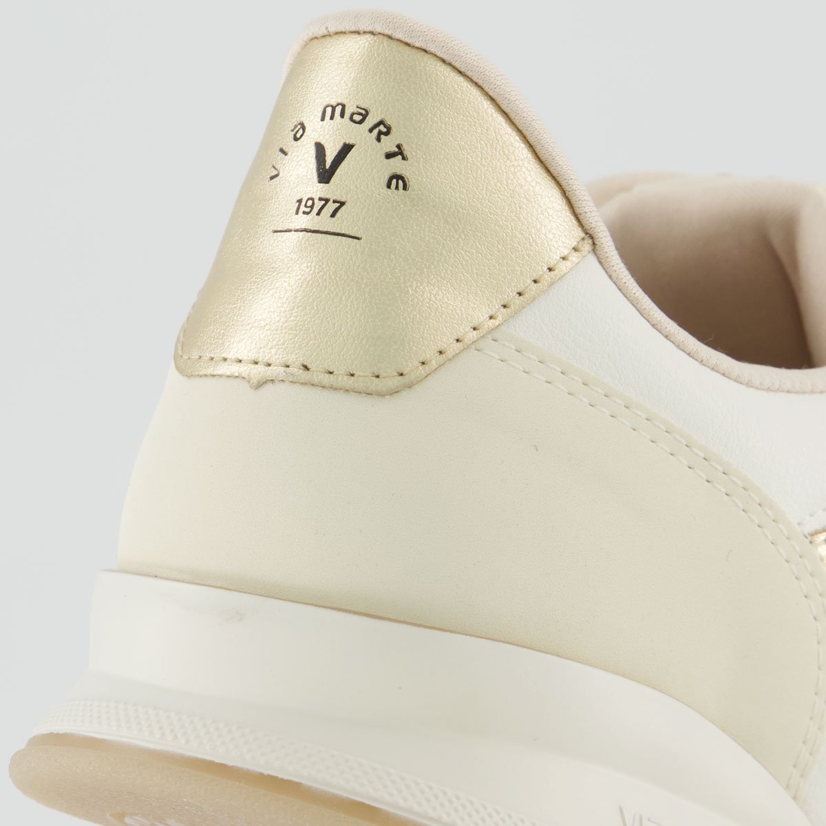 Tênis Via Marte V394 Feminino Branco e Dourado Branco/Dourado 6