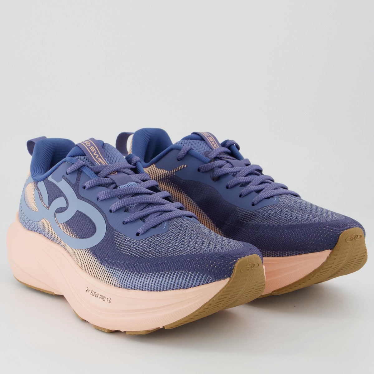 Tênis Olympikus Swift 6 Feminino Marinho e Rosa Rosa 2