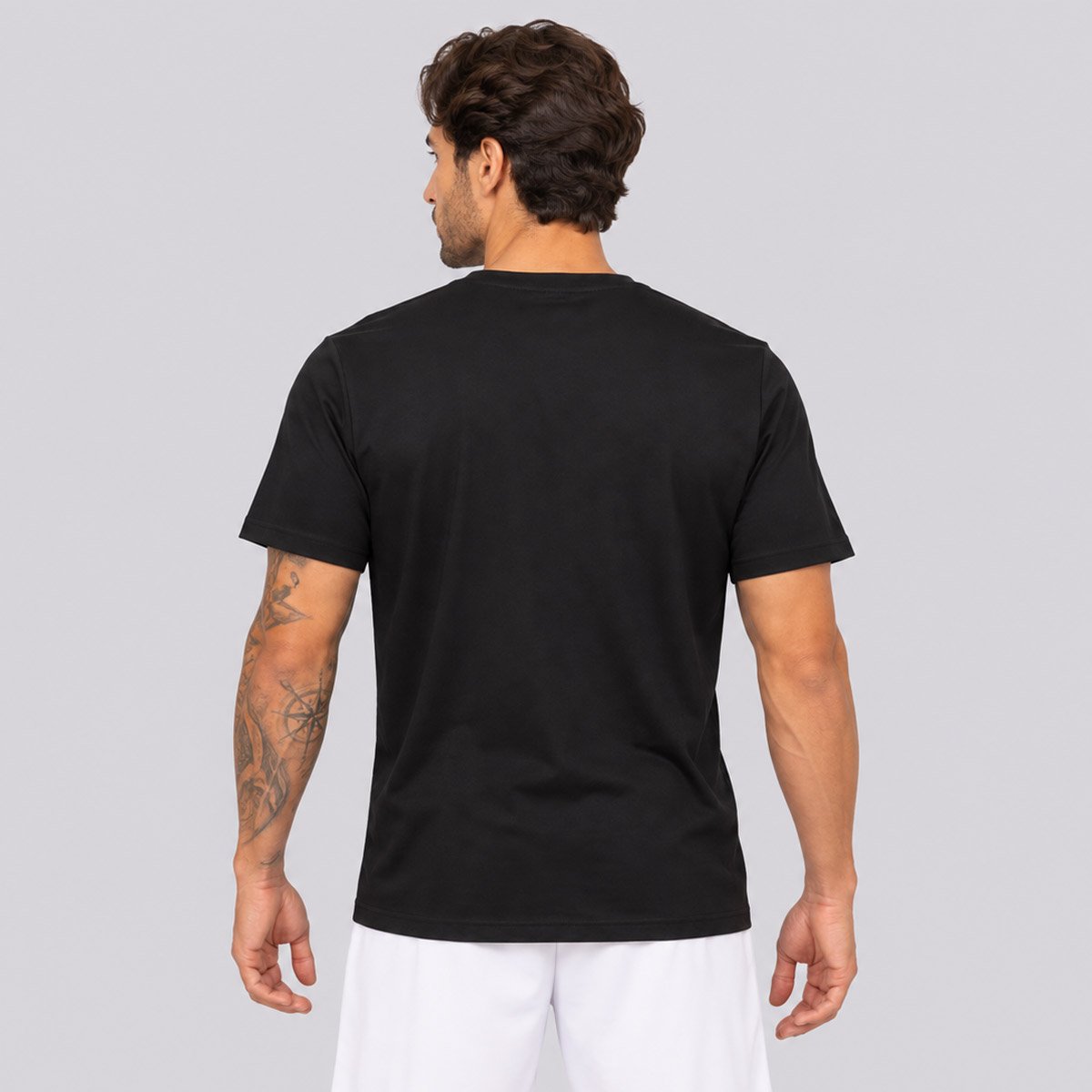 Camiseta Puma Essentials Small Logo Preta Preto 4