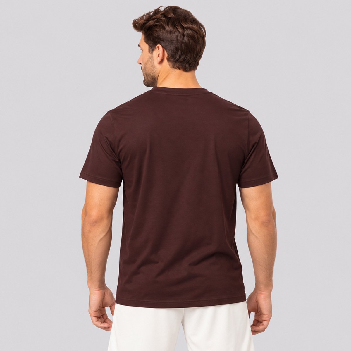 Camiseta Puma Ess No.1 Logo Tee S Marrom Marrom 4