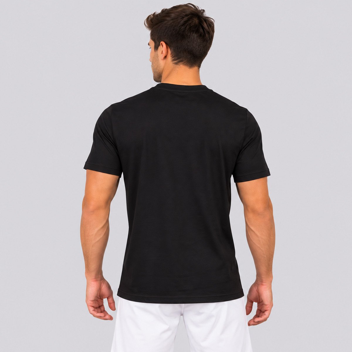 Camiseta Puma Ess 2 Color No.1 Logo Preta Preto 4
