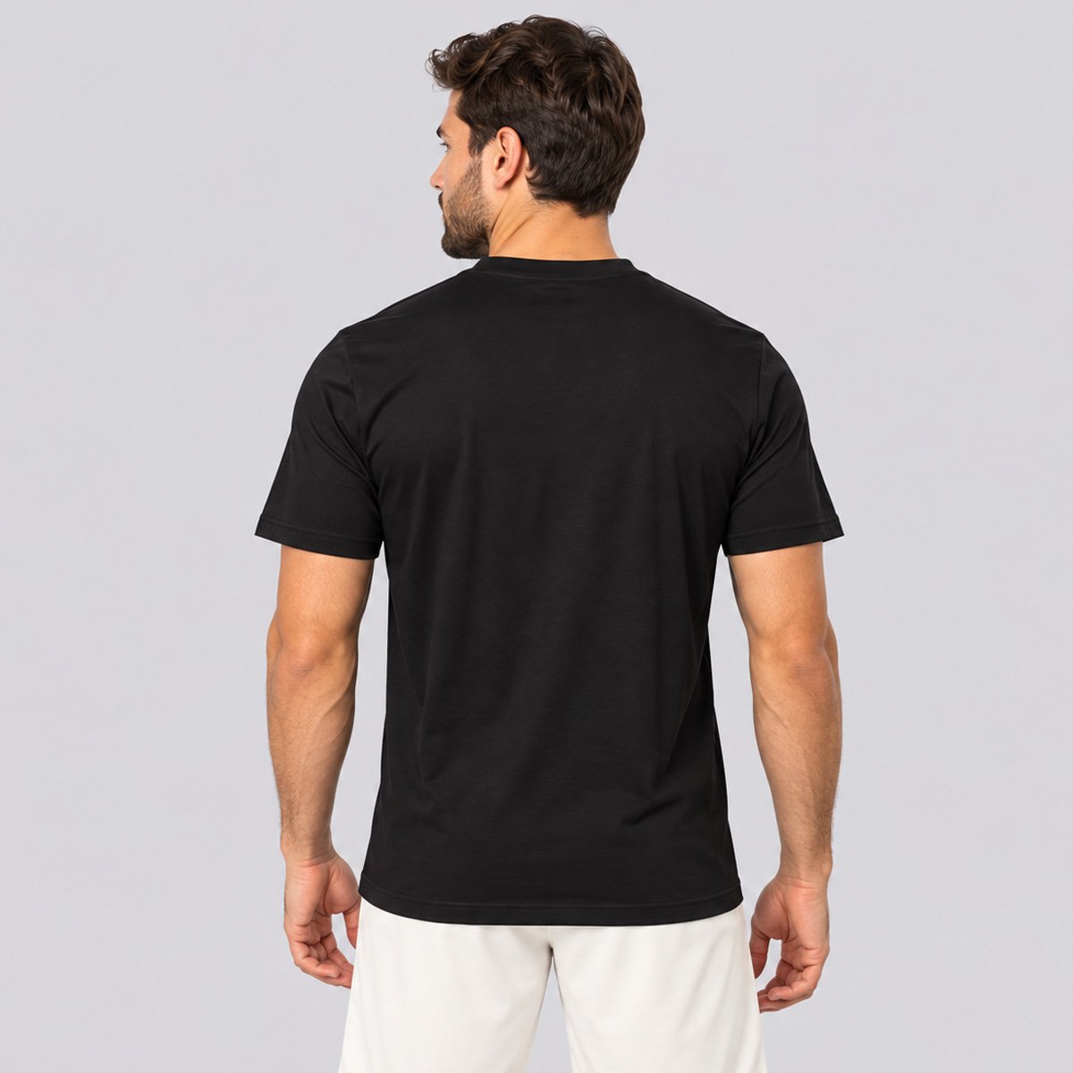 Camiseta Puma Ess 2 Color Small No.1 Logo Black Preto 4