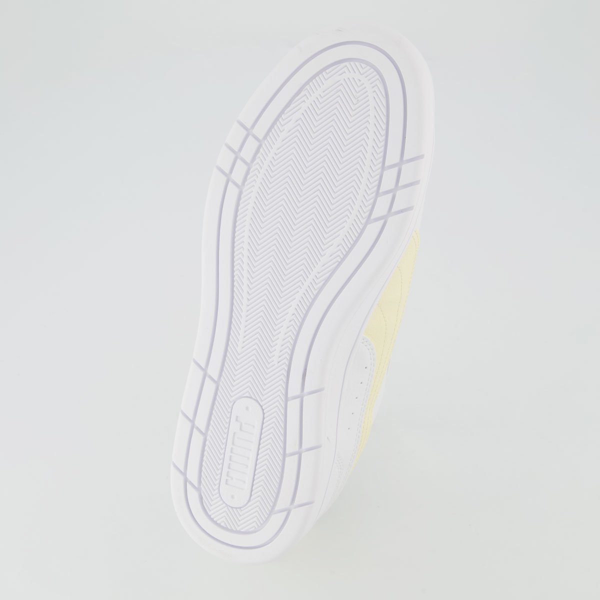 Tênis Puma Court Classic Feminino Branco e Amarelo Branco/Amarelo 5