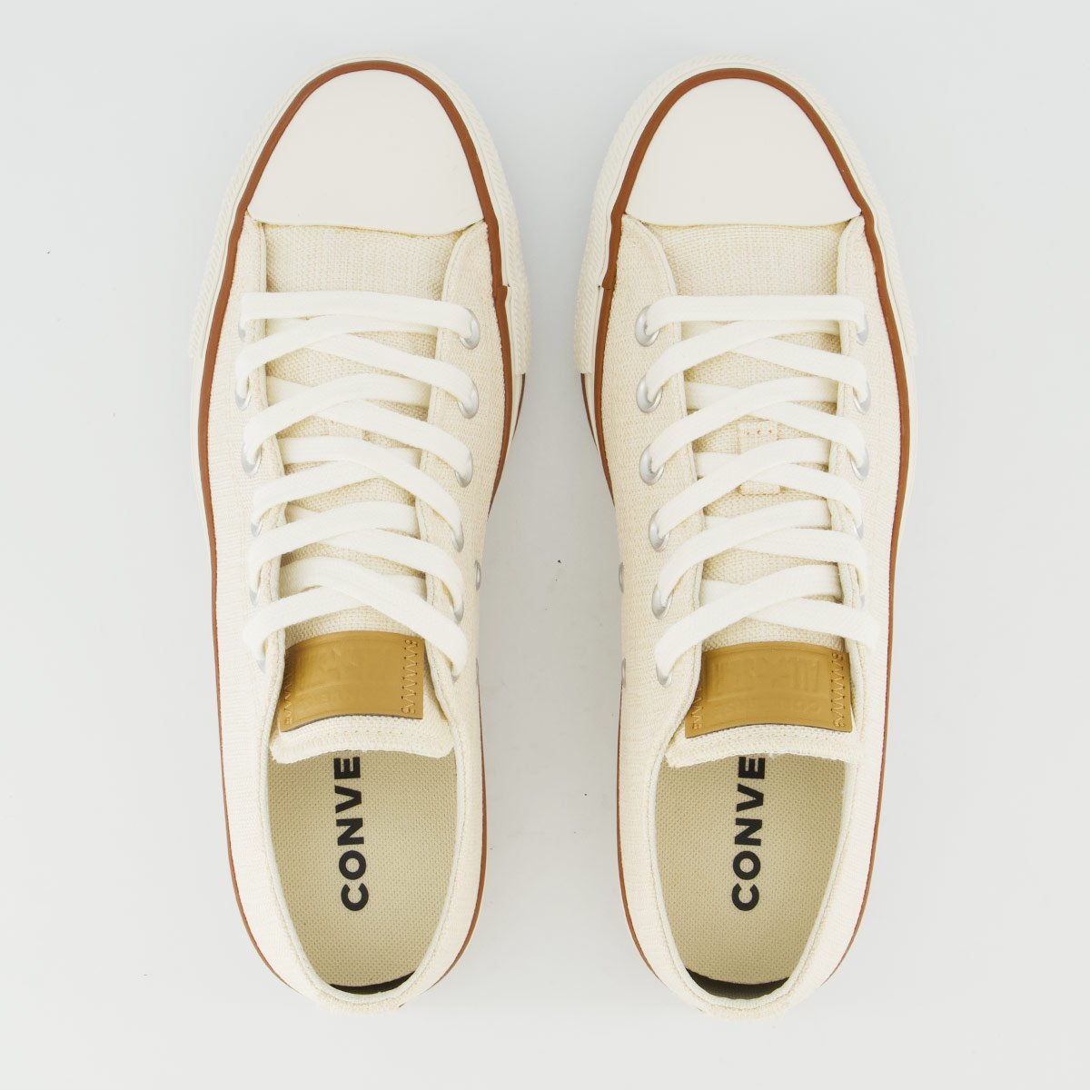 Tênis Converse All Star Chuck Taylor Linho Feminino Off White Off White 4