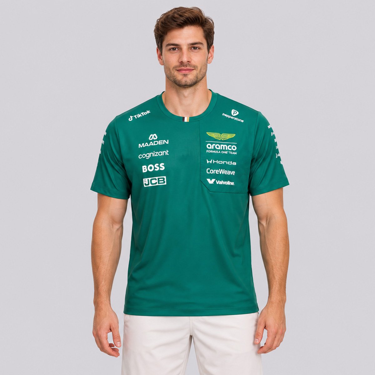 Camiseta Puma Aston Martin F1 Replica Tee Verde