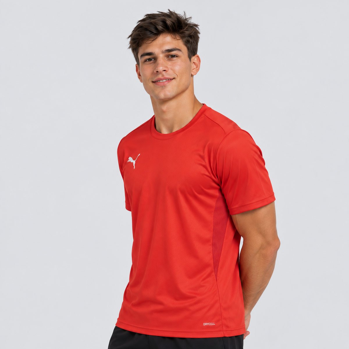 Camiseta Puma Team GOAL Vermelha Vermelho 2