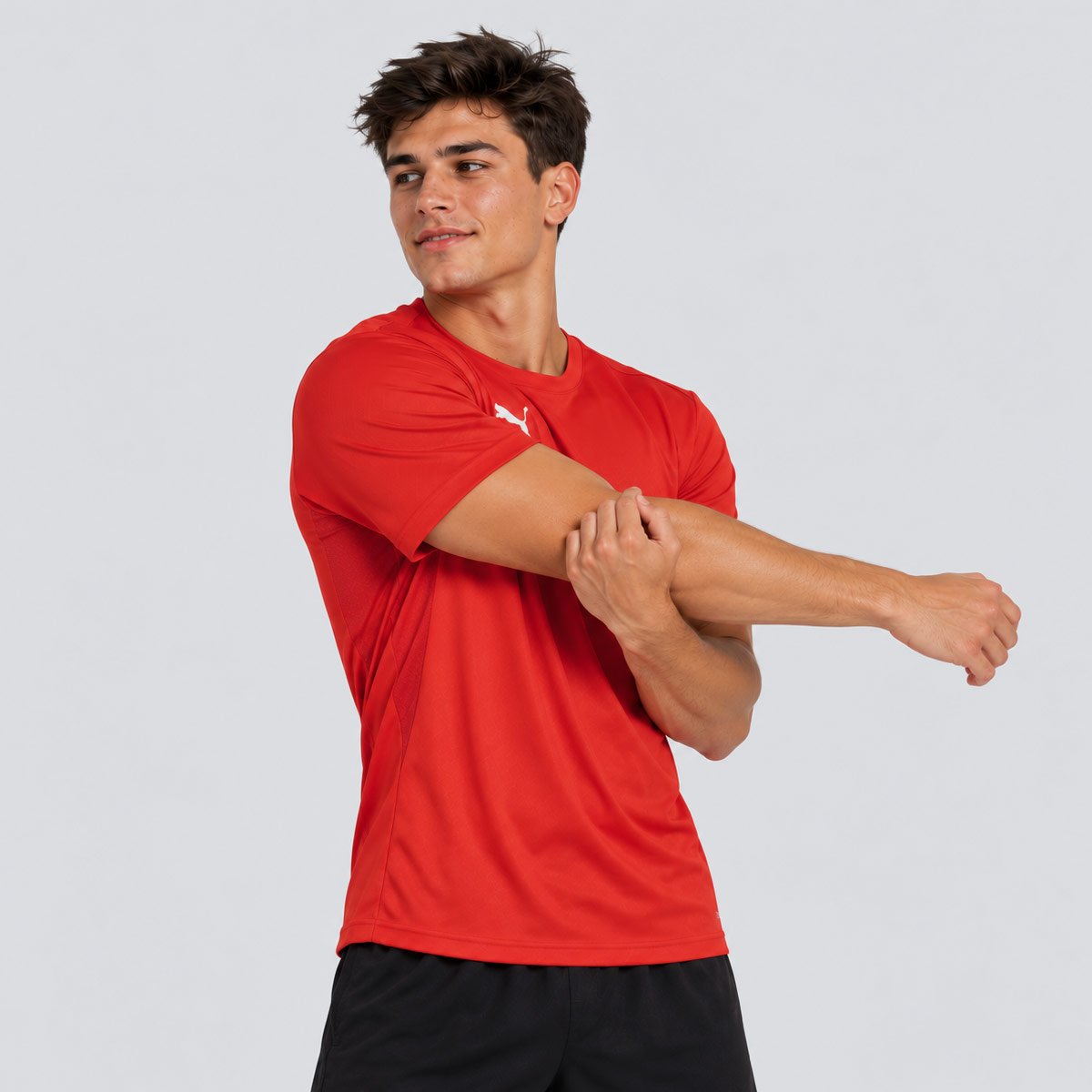 Camiseta Puma Team GOAL Vermelha Vermelho 3