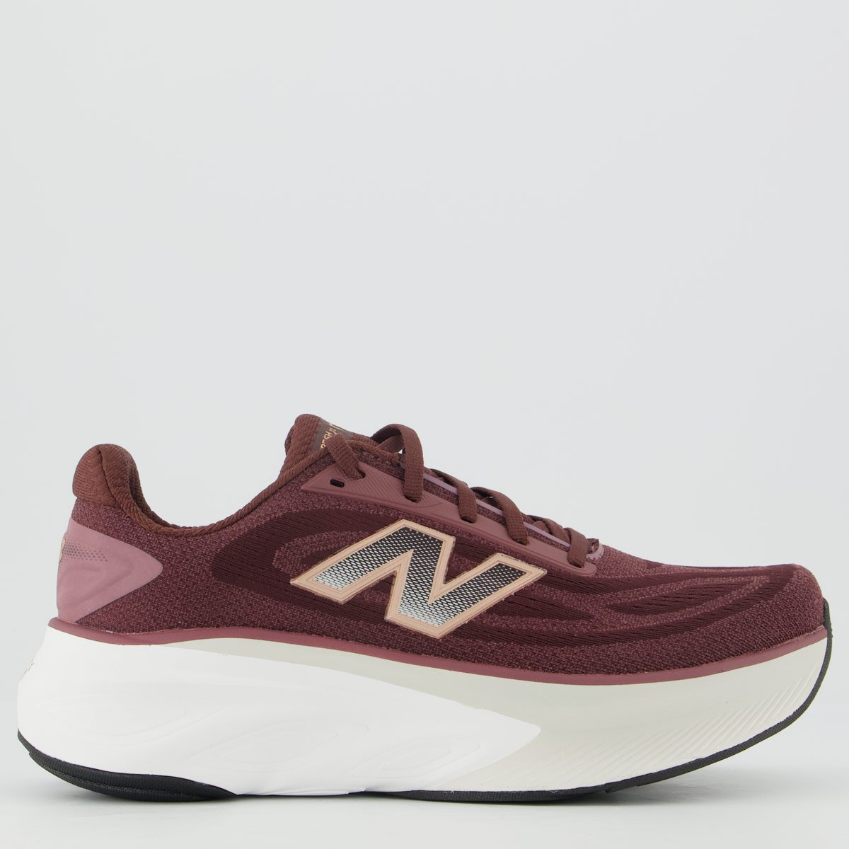 Tênis New Balance Fresh Foam X More V6 Feminino Bordô
