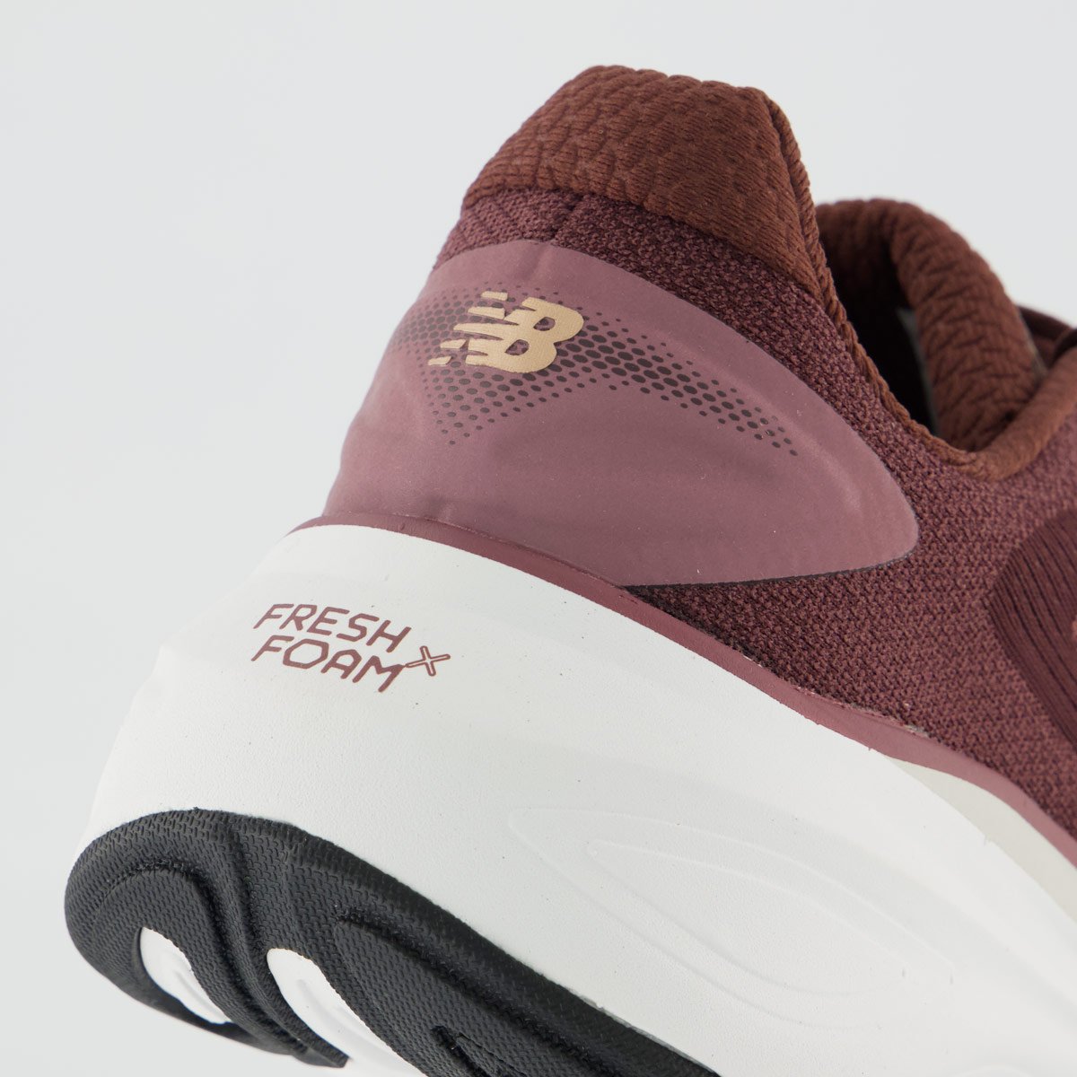 Tênis New Balance Fresh Foam X More V6 Feminino Bordô Vermelho 6