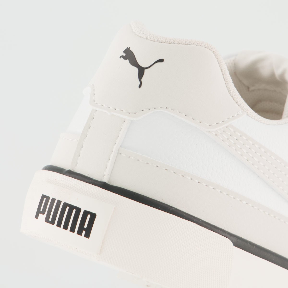 Tênis Puma Court Classic Vulc Kids V Infantil Branco Branco 6