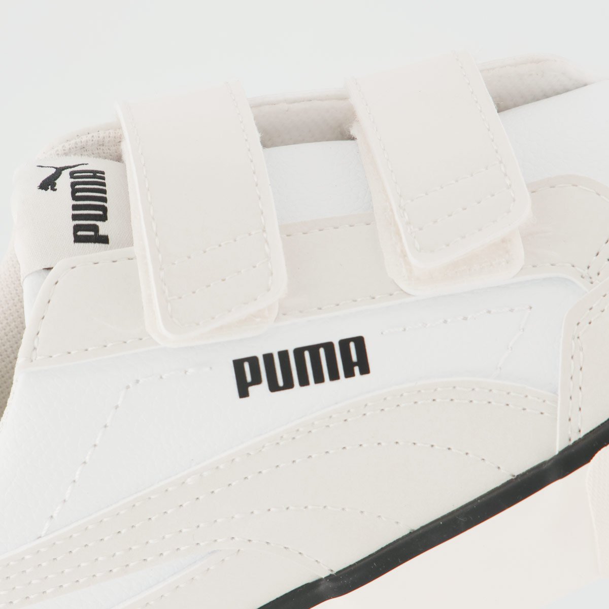 Tênis Puma Court Classic Vulc Kids V Infantil Branco Branco 7