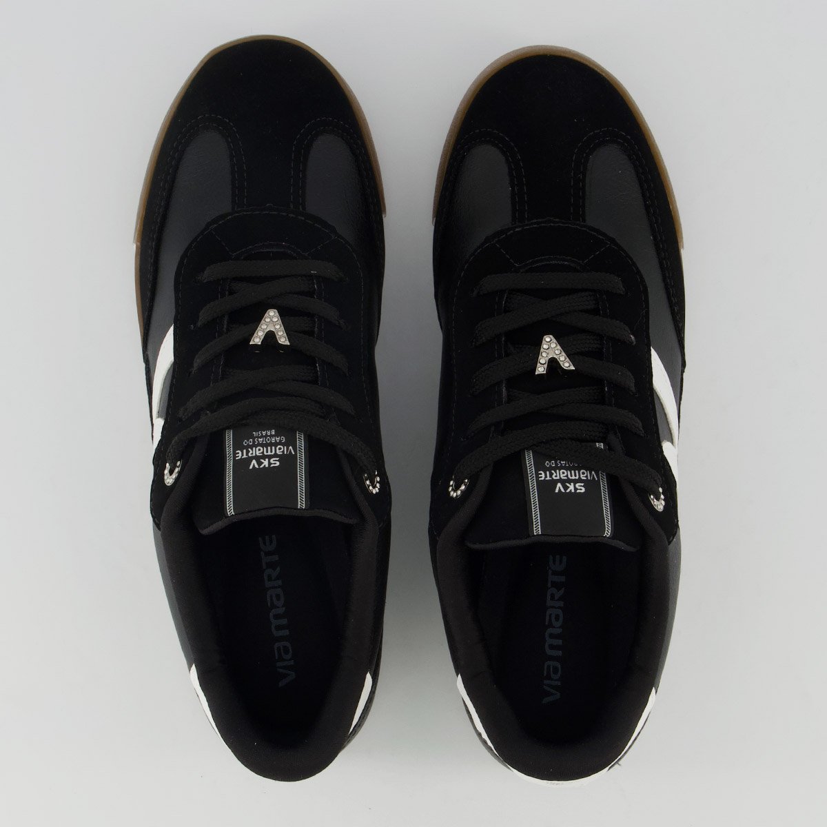 Tênis Via Marte V237 Feminino Preto Preto 4