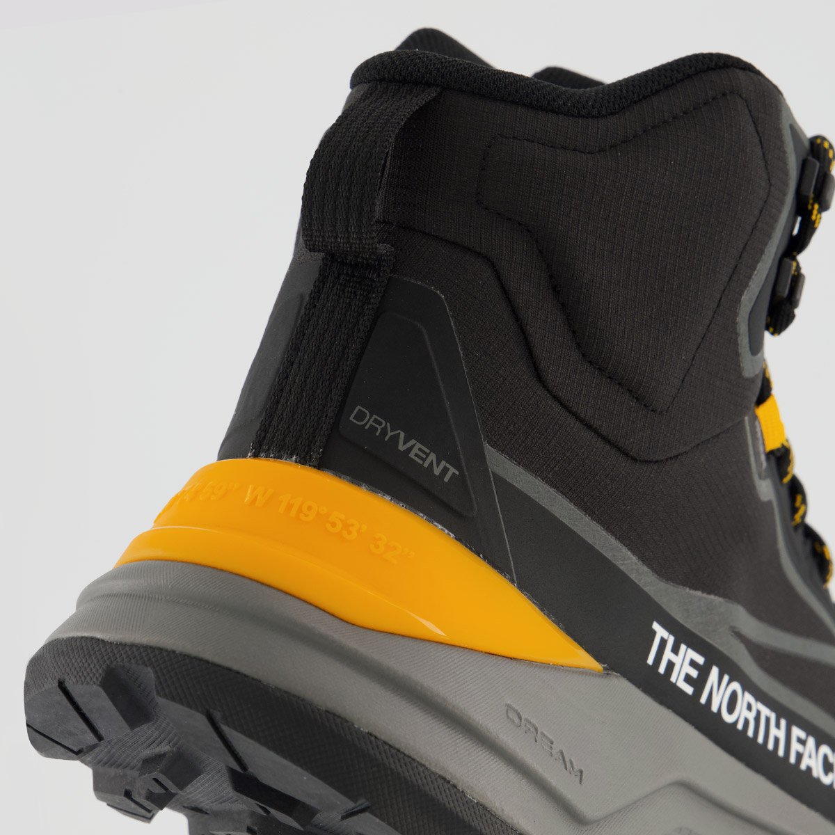 Bota The North Face Fastpack Mid WP Preta e Amarela Preto/Amarelo 8