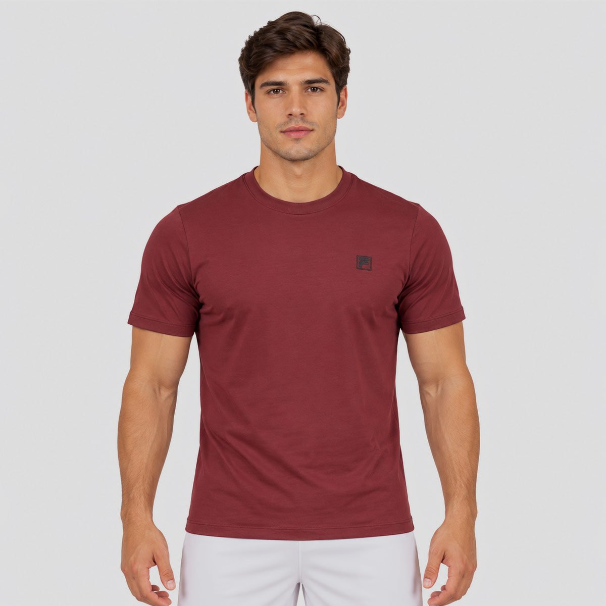 Camiseta Fila Slim F-Box Marrom