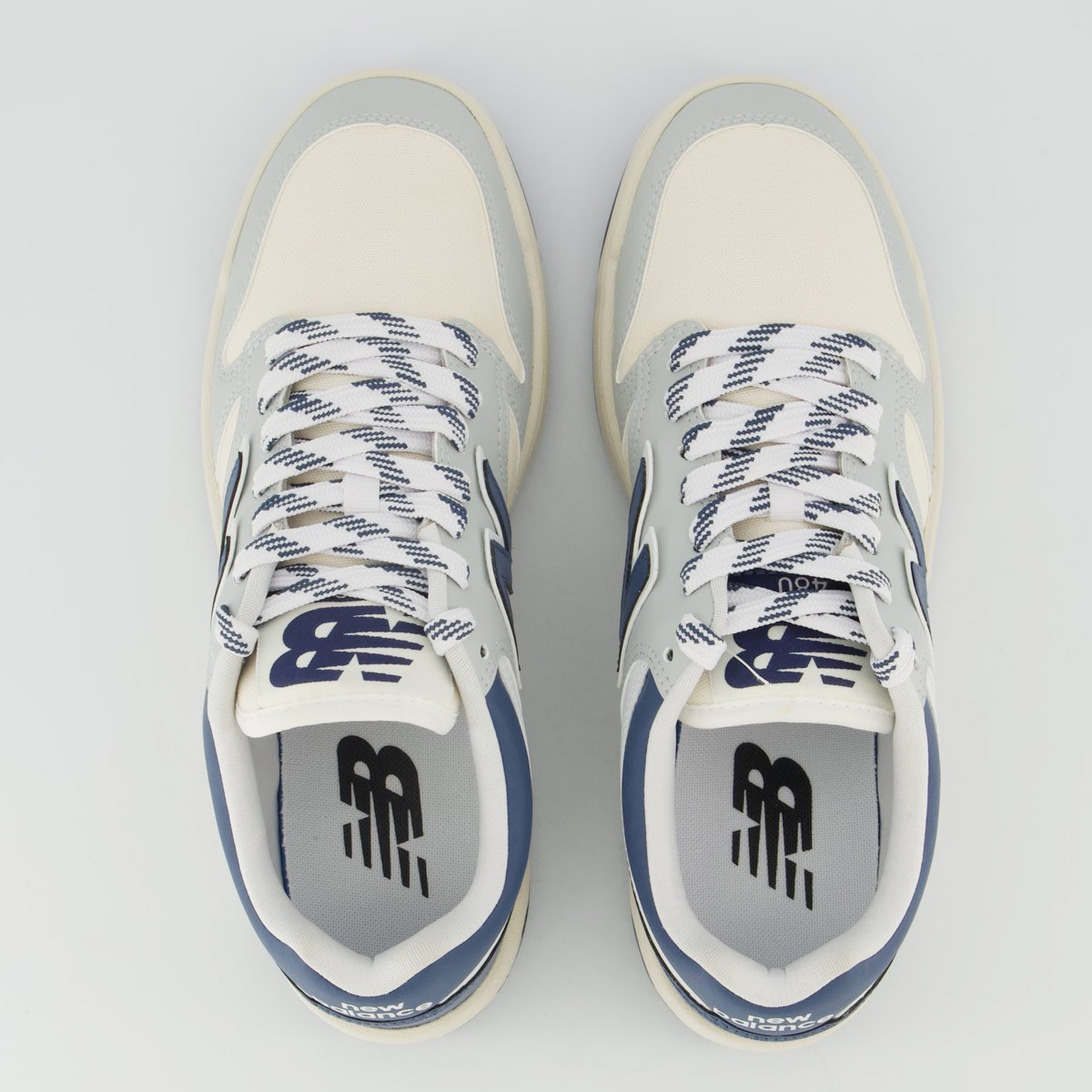 Tênis New Balance 480 Low Cinza e Marinho Cinza 4