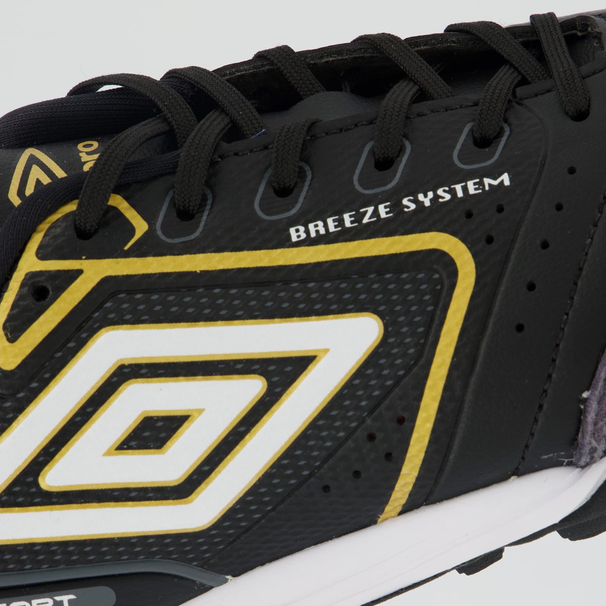 Chuteira Umbro Neo Comfort II Society Preto e Cinza Preto/Cinza 7