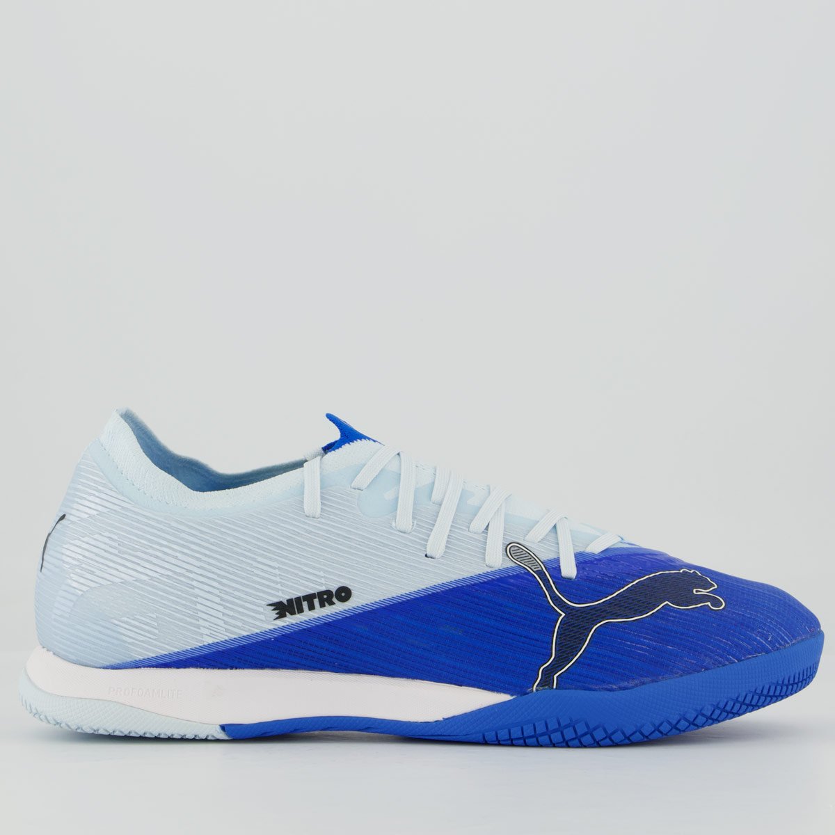 Chuteira Puma Ultra Nitro 7 Match Futsal Azul