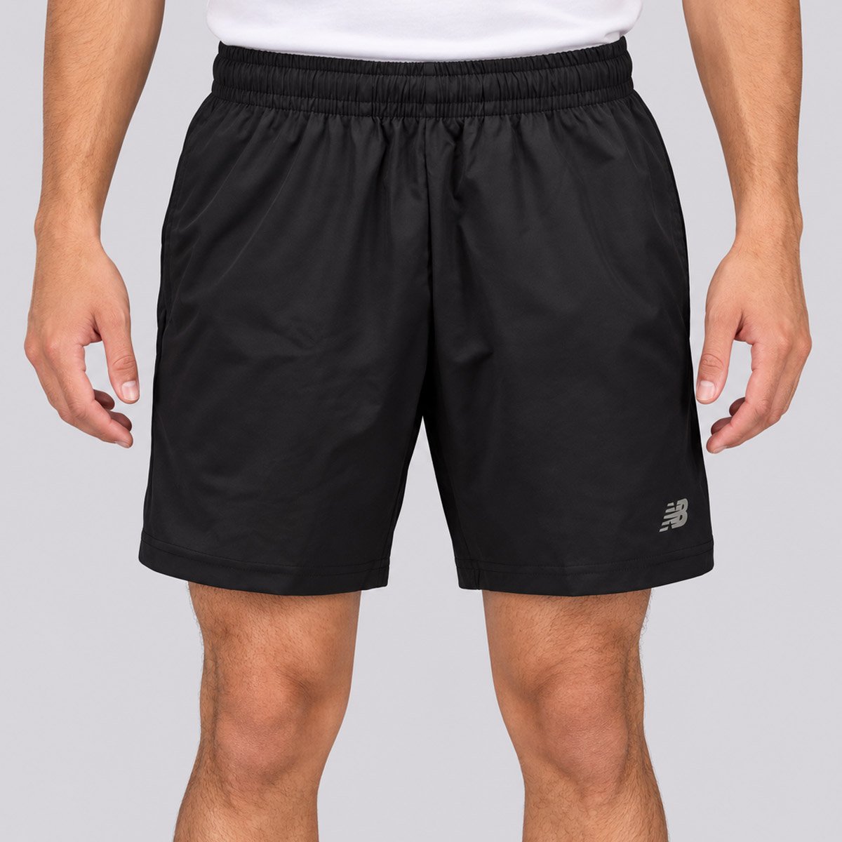 Shorts New Balance Sport Essentials Logo 5 Preto