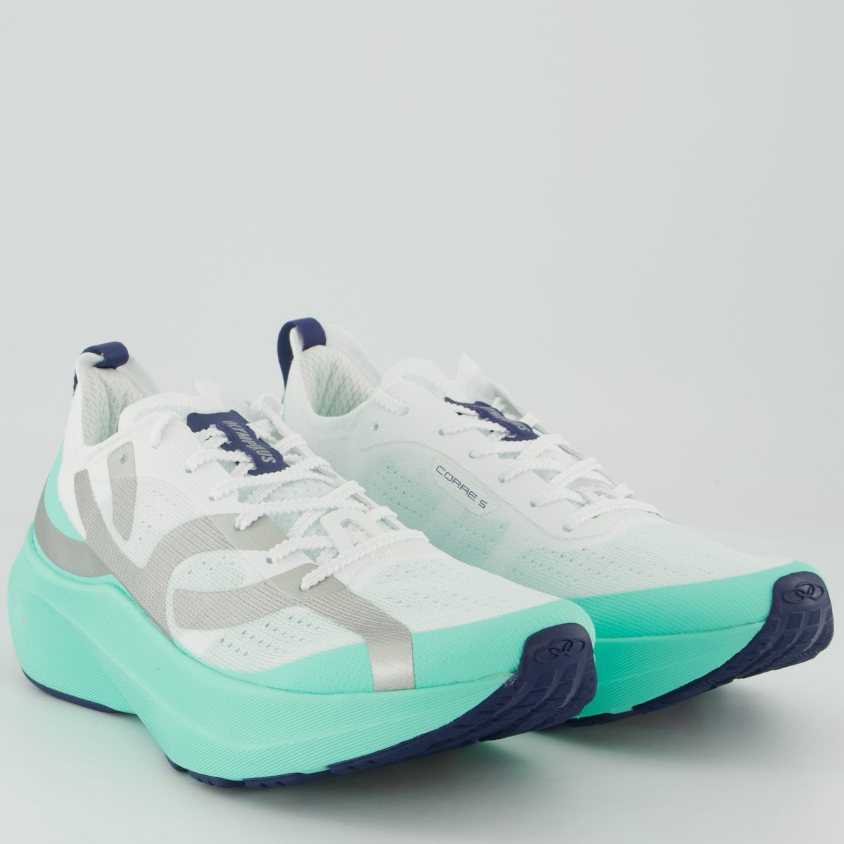 Tênis Olympikus Corre 5 Feminino Branco e Verde Branco/Verde 6