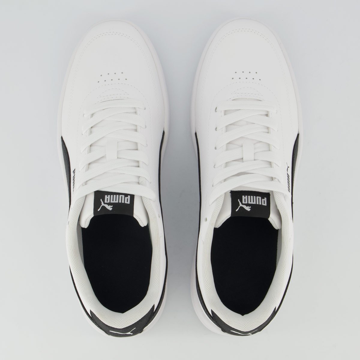 Tênis Puma Court Classic Clean BDP Branco e Preto Branco/Preto 4