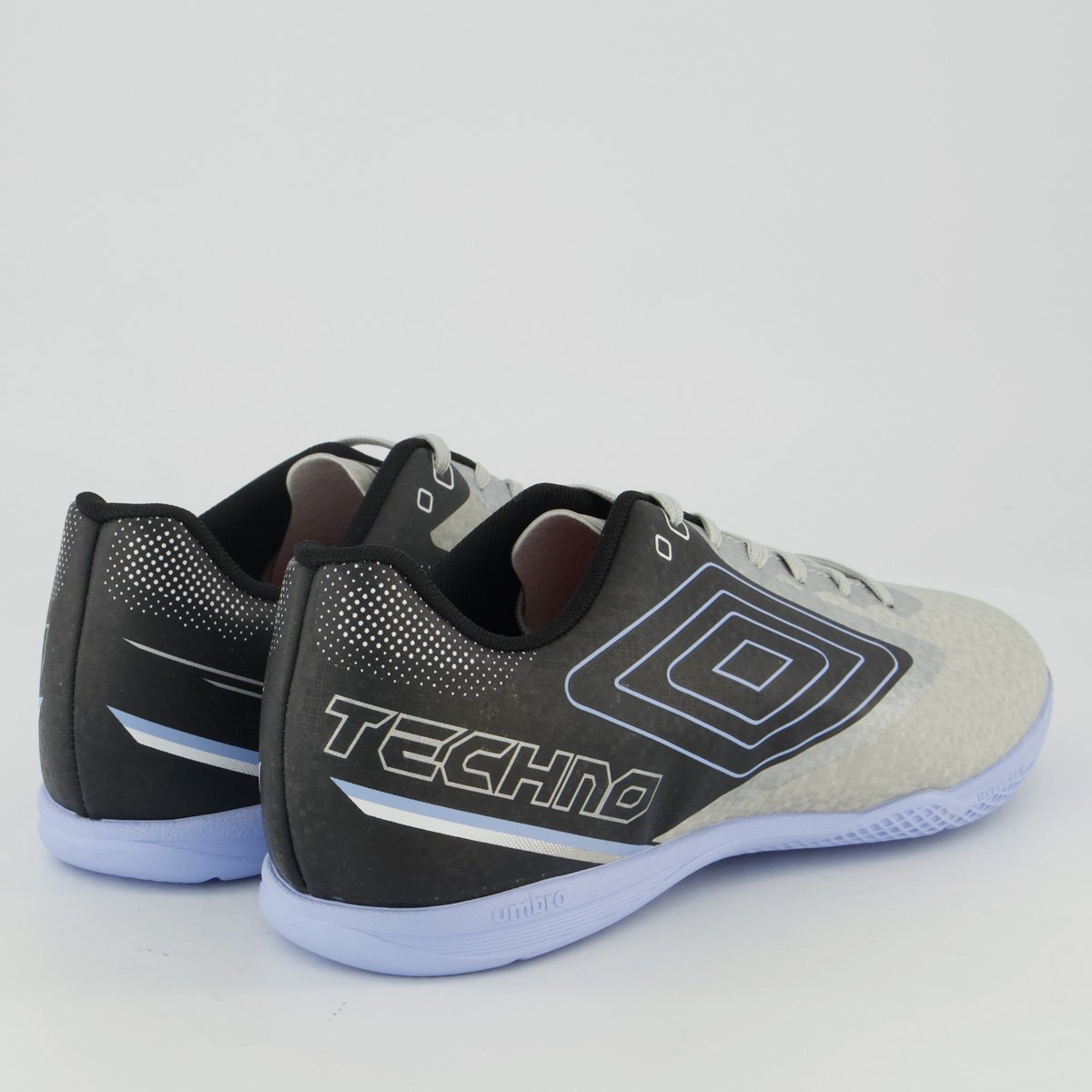 Chuteira Umbro Techno II Futsal Cinza e Preta Cinza/Preto 3
