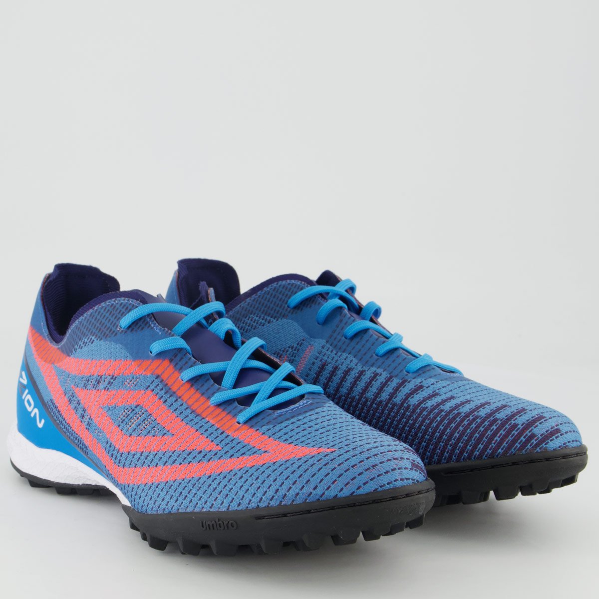 Chuteira Umbro Fuzion II Society Azul e Rosa Azul/Rosa 2