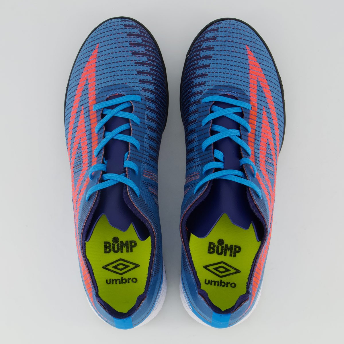 Chuteira Umbro Fuzion II Society Azul e Rosa Azul/Rosa 4