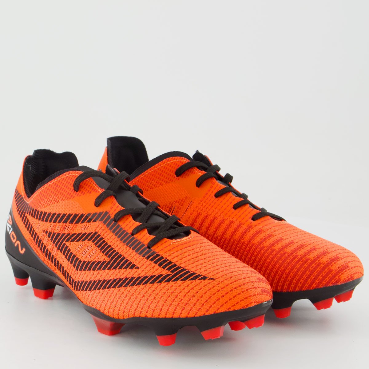 Chuteira Umbro Fuzion II Campo Vermelha e Preta Vermelho/Preto 2