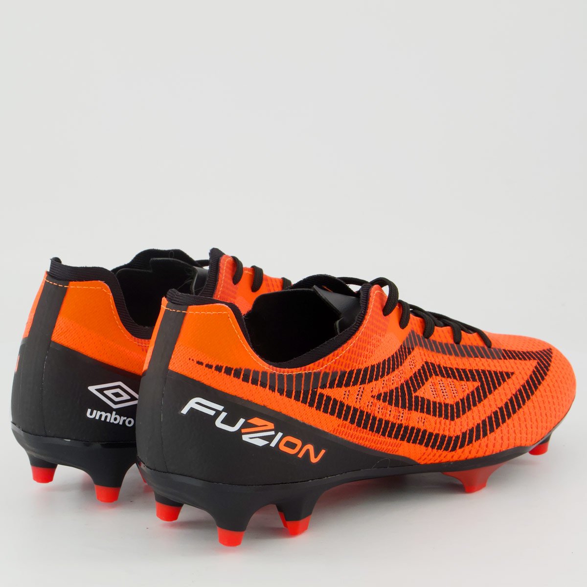 Chuteira Umbro Fuzion II Campo Vermelha e Preta Vermelho/Preto 3