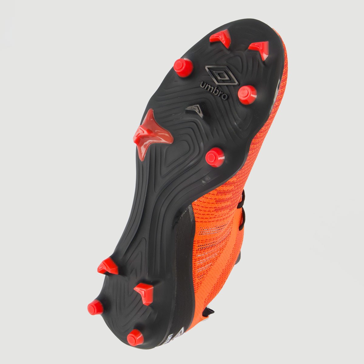 Chuteira Umbro Fuzion II Campo Vermelha e Preta Vermelho/Preto 5