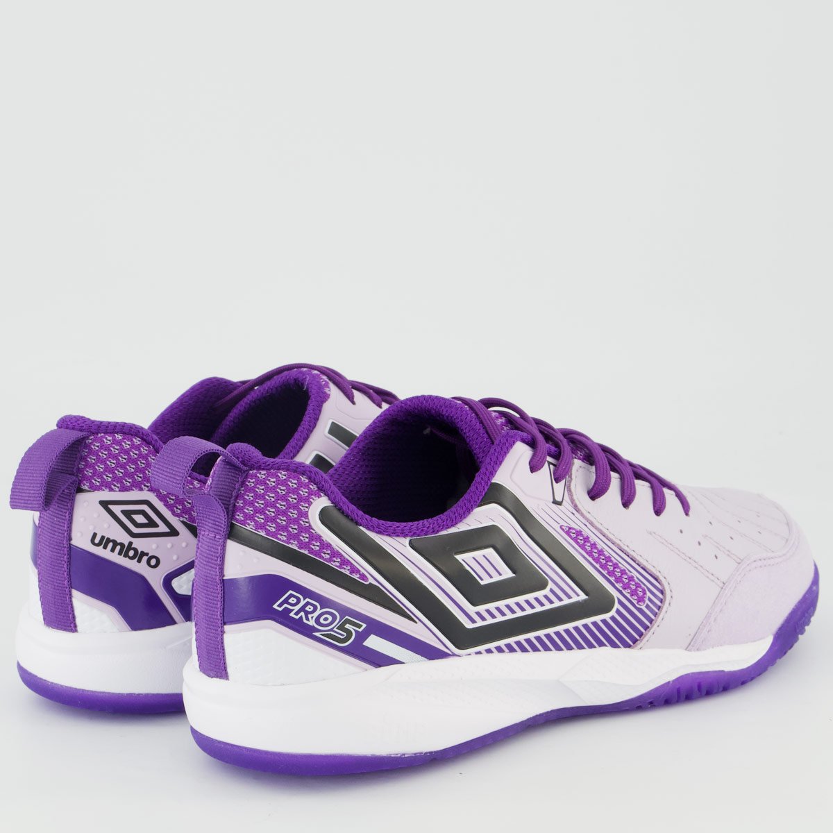 Chuteira Umbro Pro 5 Bump II Futsal Lilás e Preta Lilás/Preto 3