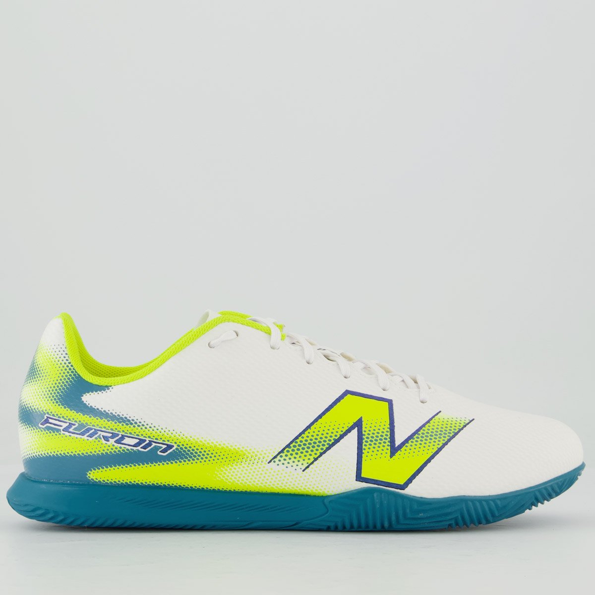 Chuteira New Balance Furon Club ID Futsal IN Branca