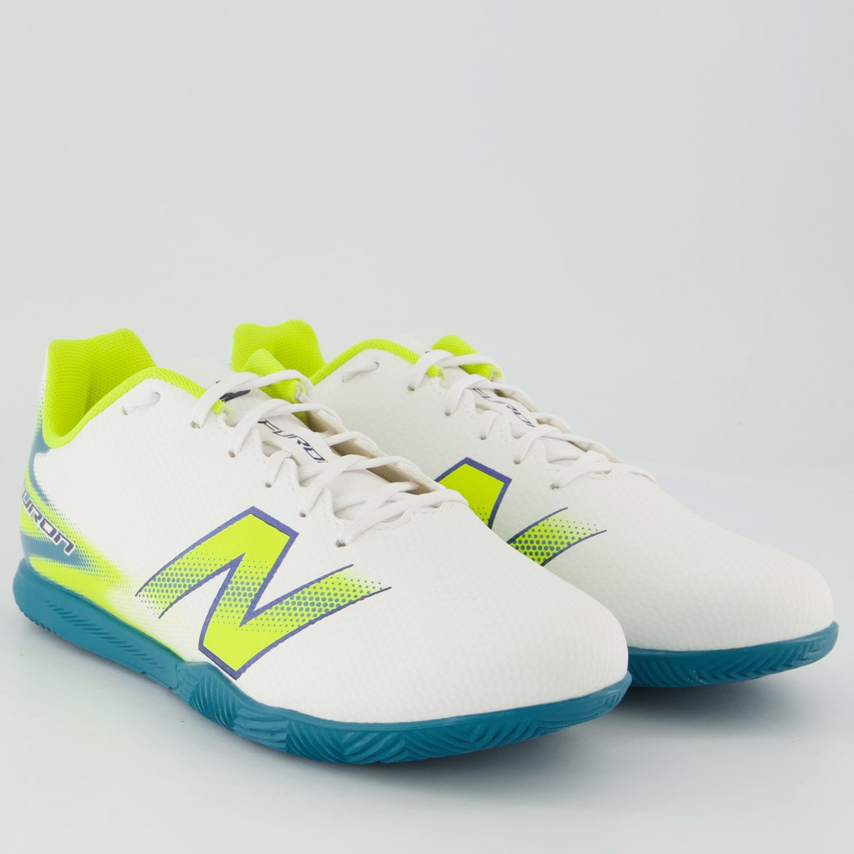 Chuteira New Balance Furon Club ID Futsal IN Branca Branco 2
