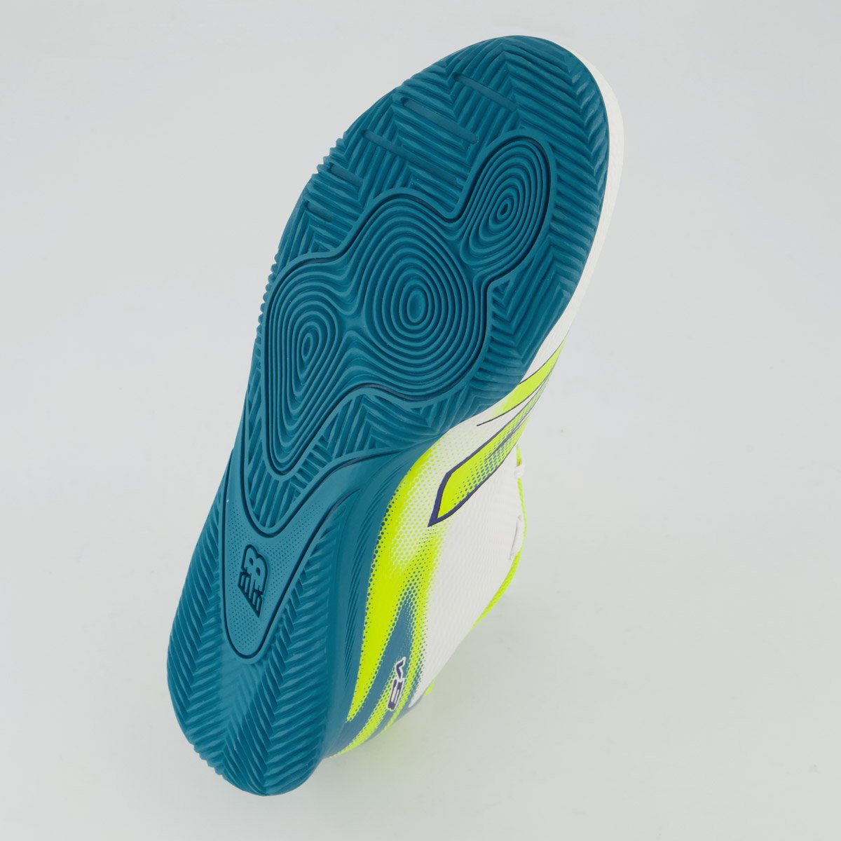 Chuteira New Balance Furon Club ID Futsal IN Branca Branco 5