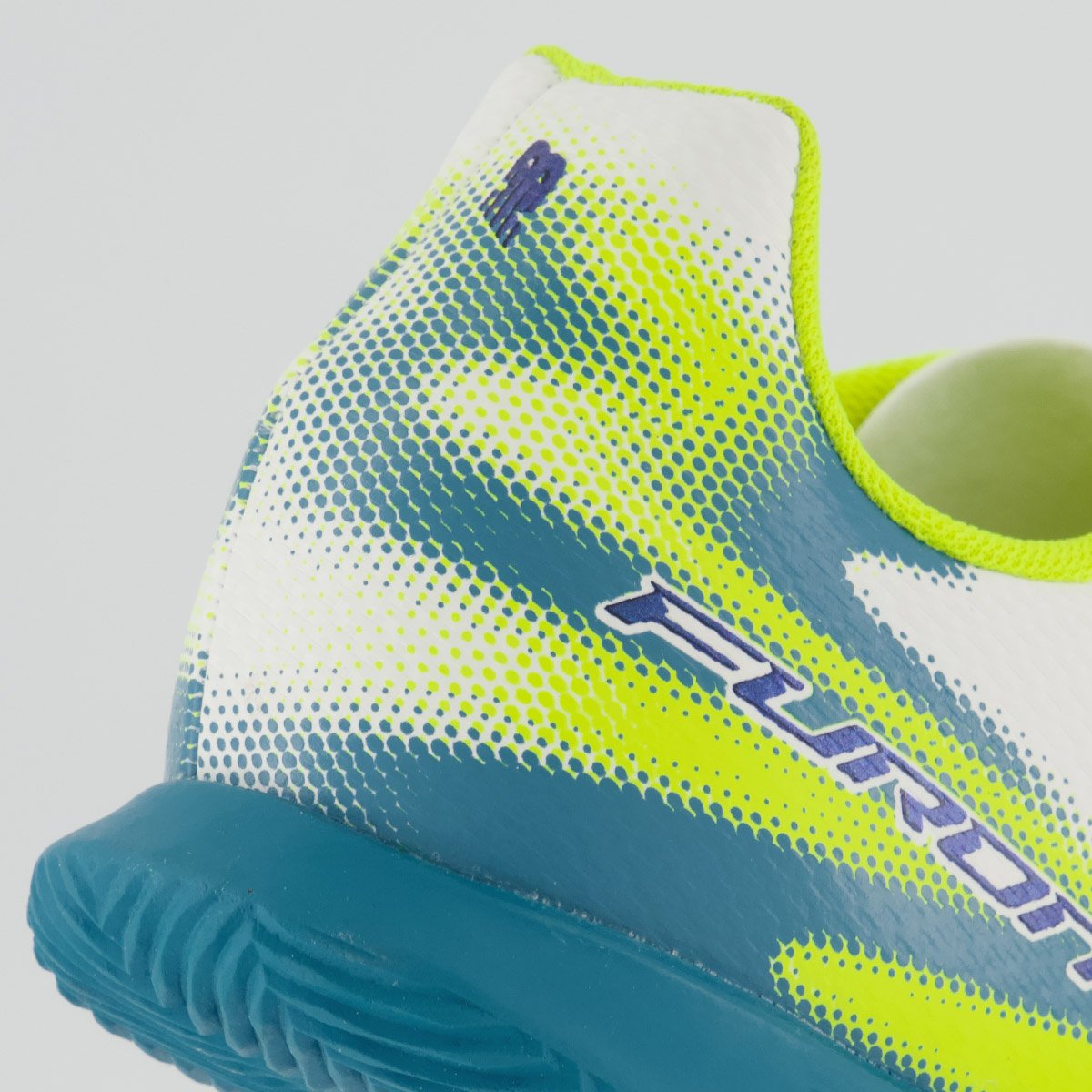Chuteira New Balance Furon Club ID Futsal IN Branca Branco 6