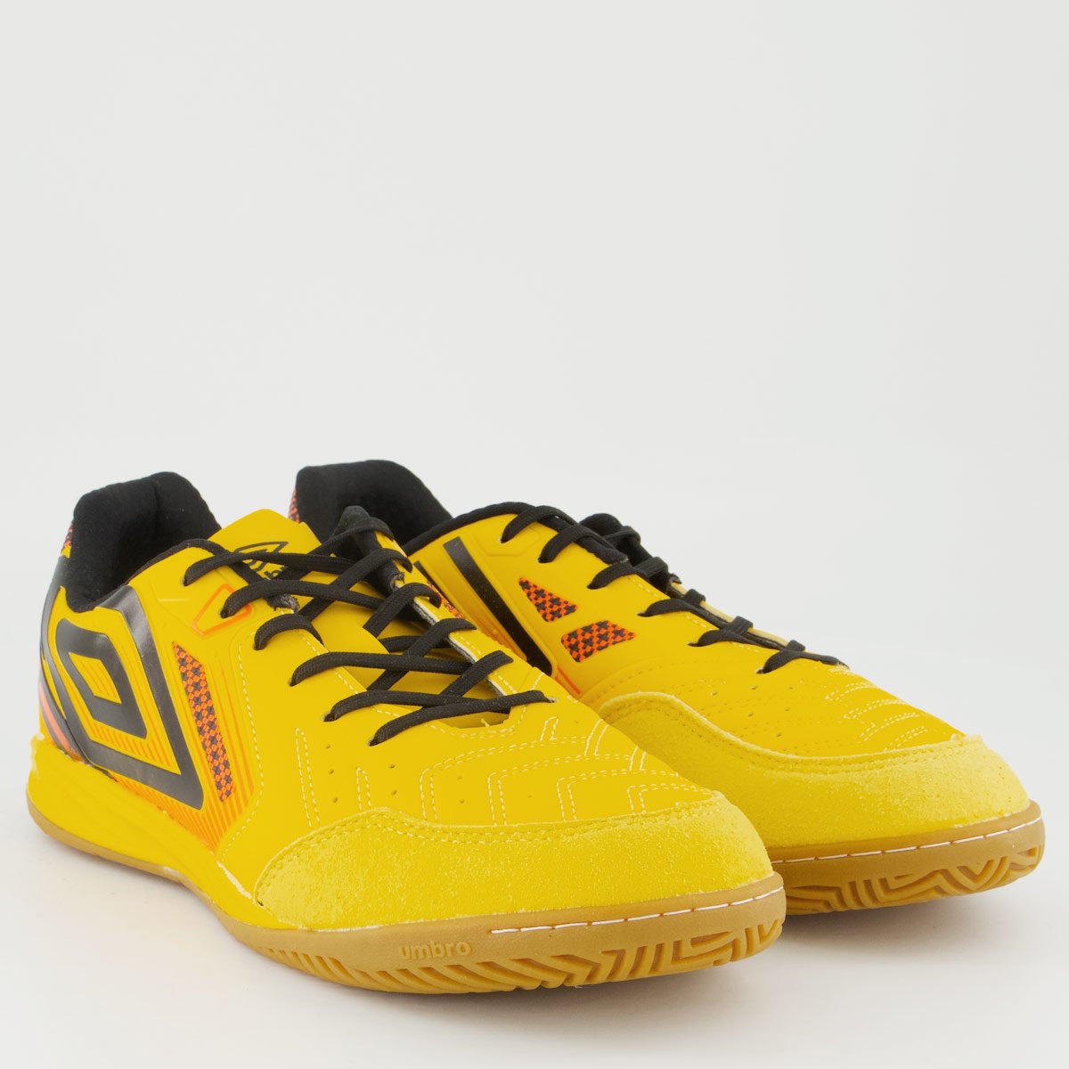 Chuteira Umbro Pro 5 Bump Club II Futsal Amarela e Preta Amarelo/Preto 8