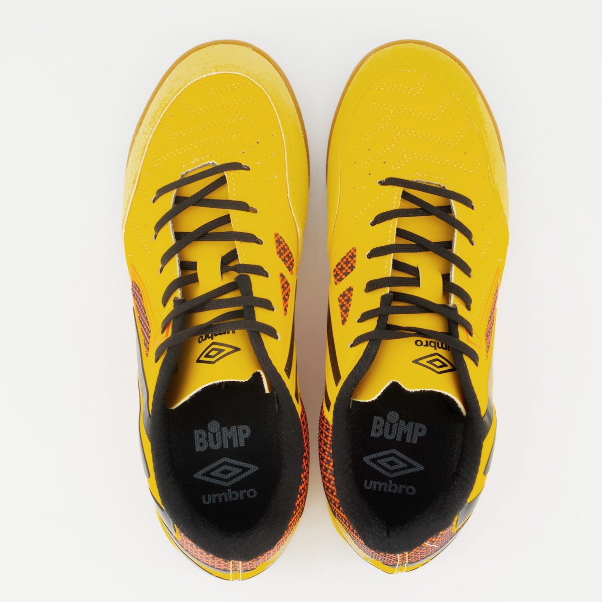 Chuteira Umbro Pro 5 Bump Club II Futsal Amarela e Preta Amarelo/Preto 2