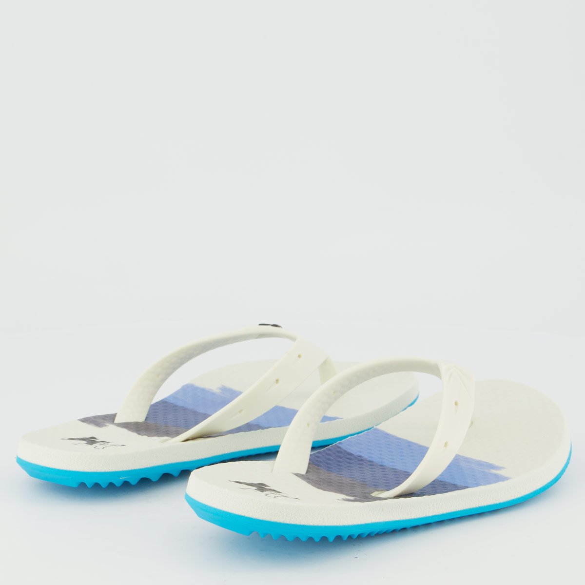 Chinelo Kenner Strike Infantil Branco e Azul Branco/Azul 4