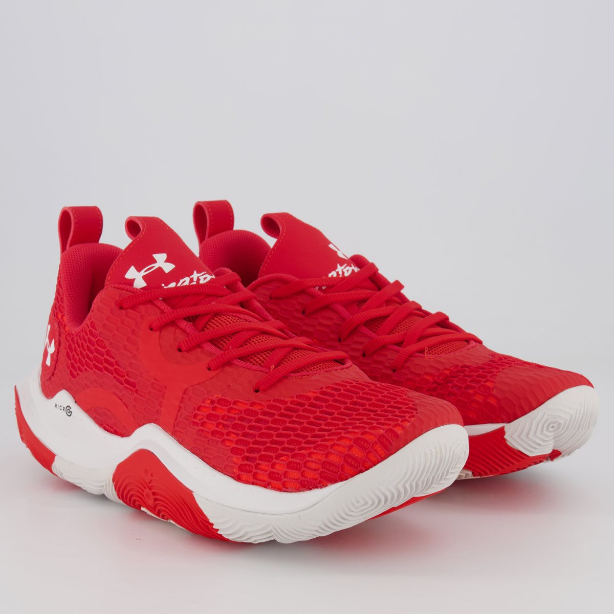 Tênis Under Armour Spawn 3 Vermelho Vermelho 2