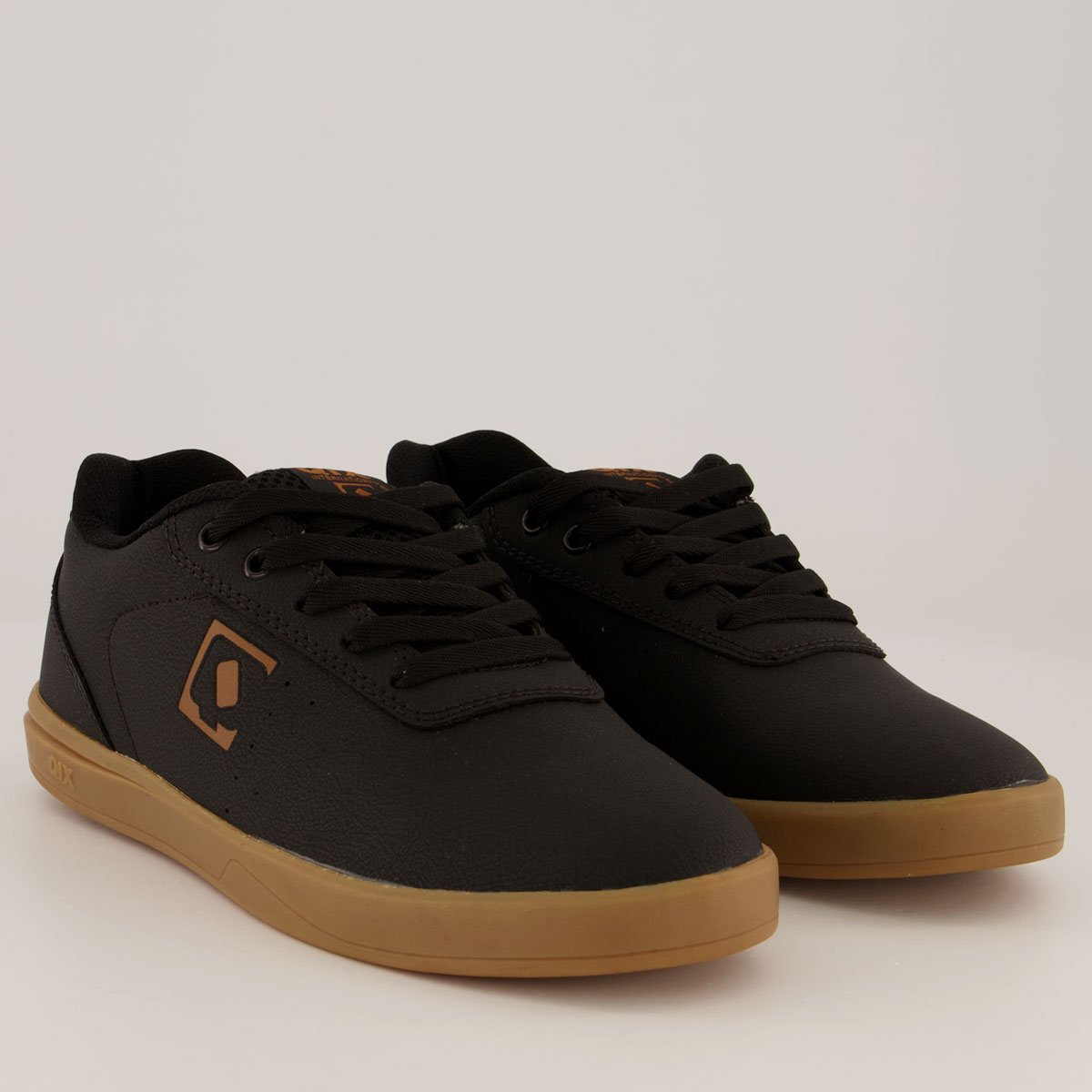 Tênis Qix Bird II Preto e Caramelo Preto 2