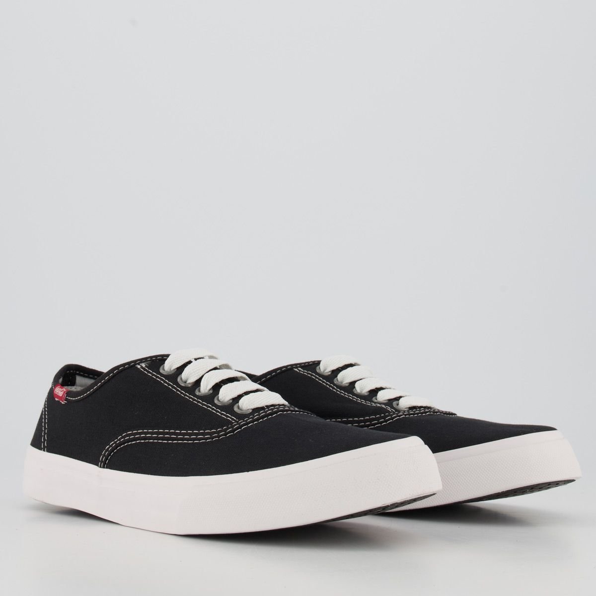 Tênis Coca Cola Kick Summer Preto e Branco Preto 2