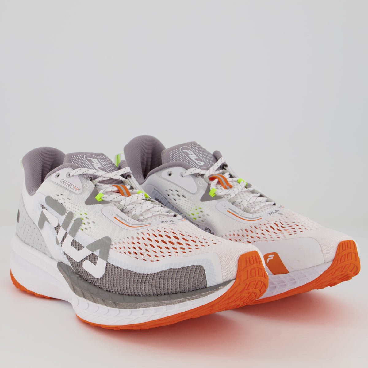 Tenis Fila Racer T2 Branco e Laranja Laranja 2