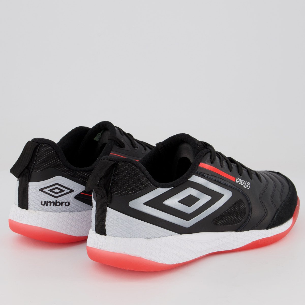 Chuteira Umbro Pro 5 Bump Futsal Preta Preto 3