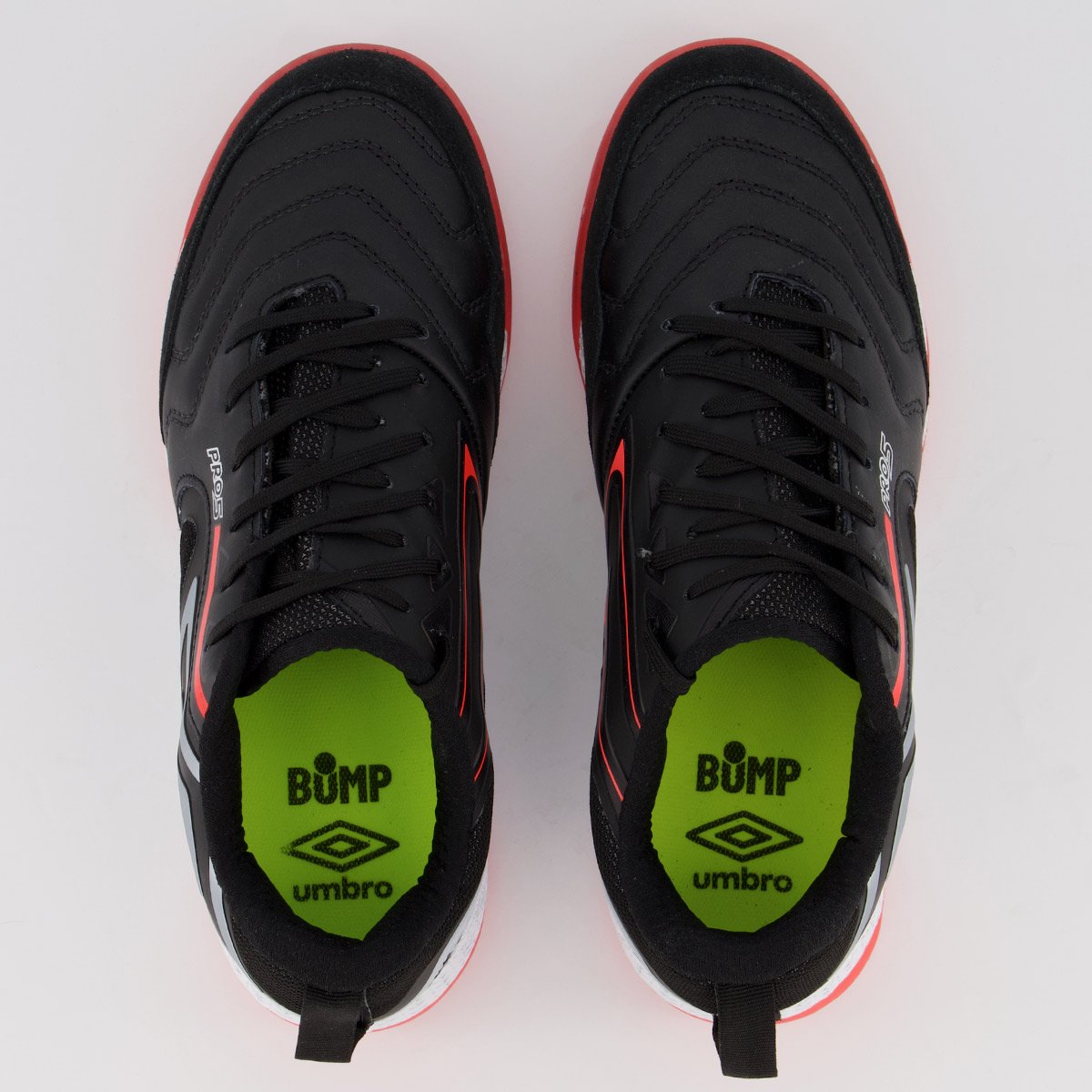 Chuteira Umbro Pro 5 Bump Futsal Preta Preto 4