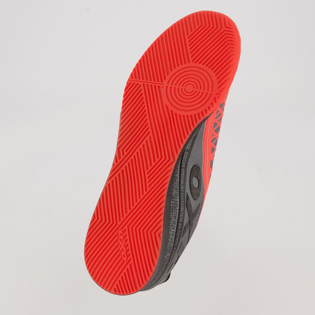 Chuteira Oxn Vision Futsal Grafite e Preto Grafite/Preto 5