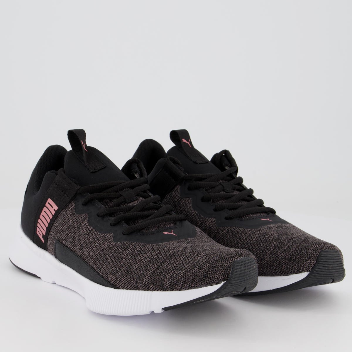 Tênis Puma Flyer Beta BDP Feminino Preto e Rosê Preto 2
