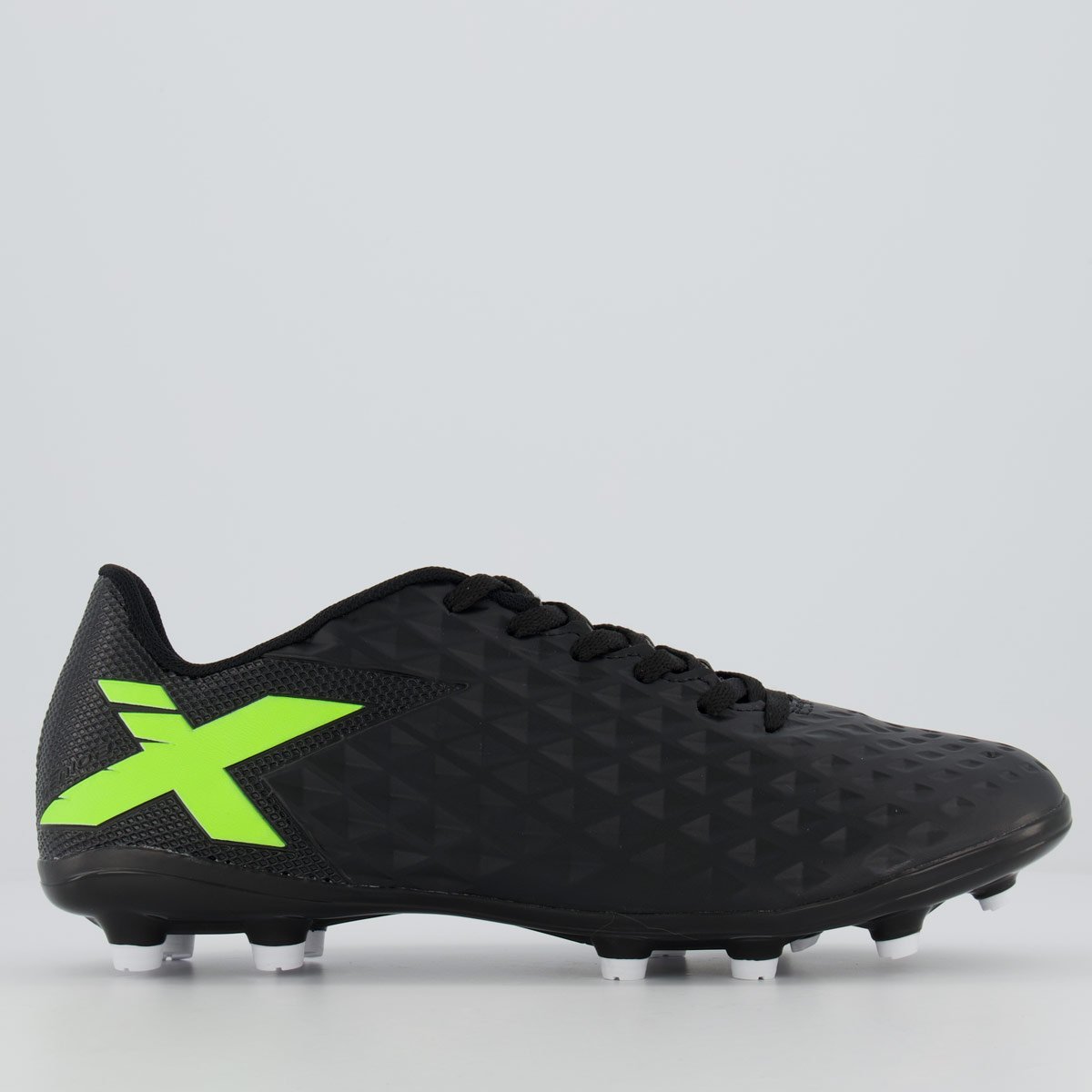 Chuteira Oxn Fusion Grip 3 Neo Campo Preta Preto